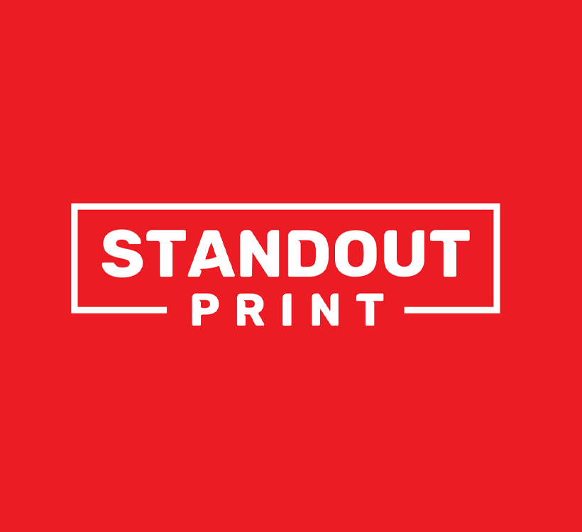 Standout print logotipas